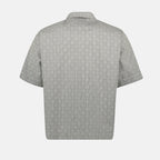 Chaquetas Chaqueta Camisa con Cierre Givenchy Gris Hombres