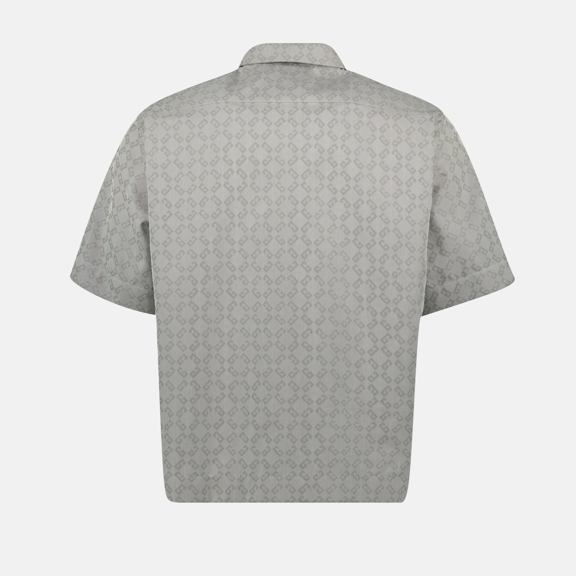 Chaquetas Chaqueta Camisa con Cierre Givenchy Gris Hombres