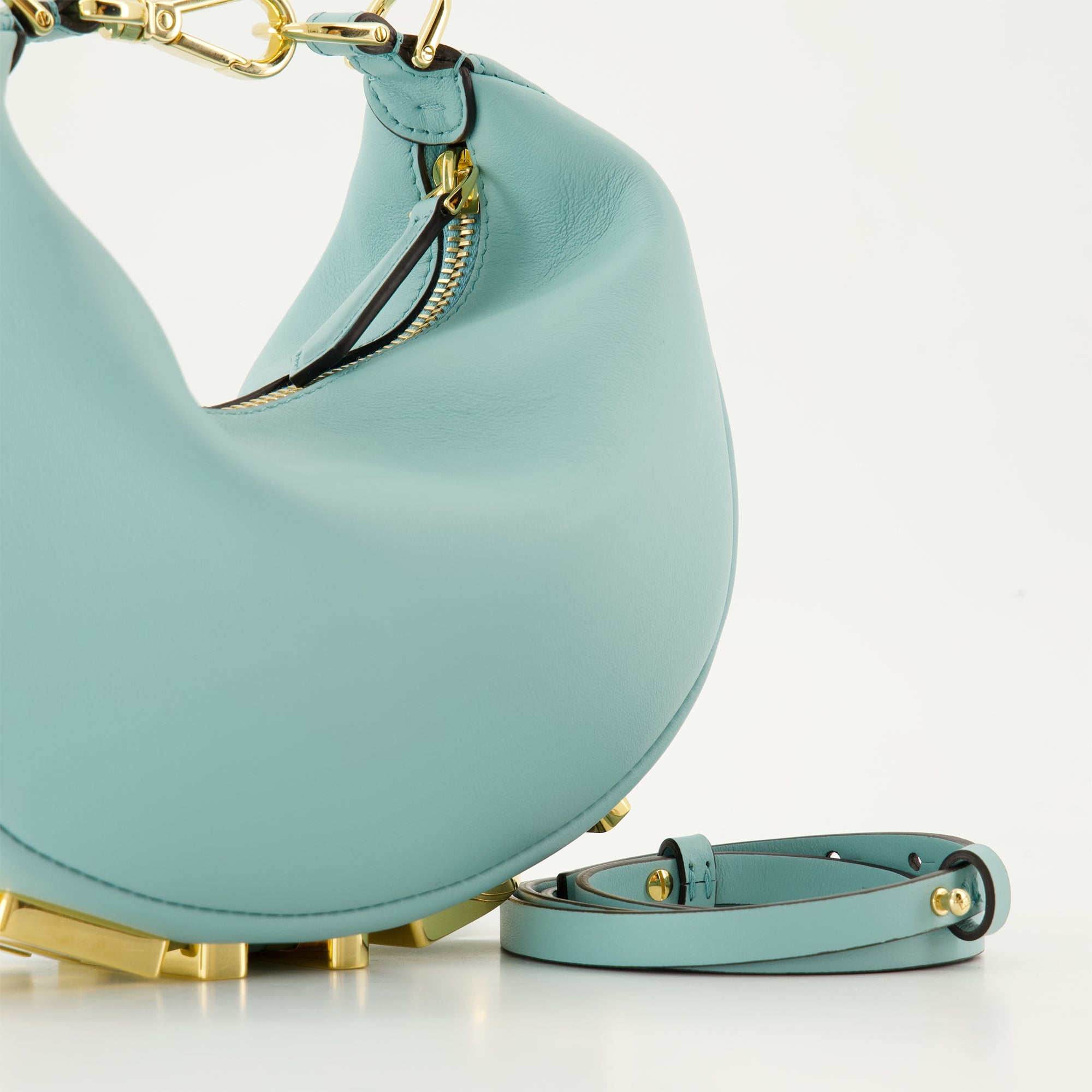 Borse a mano e a spalla Mini sac Fendigraphy Fendi Blu Femme