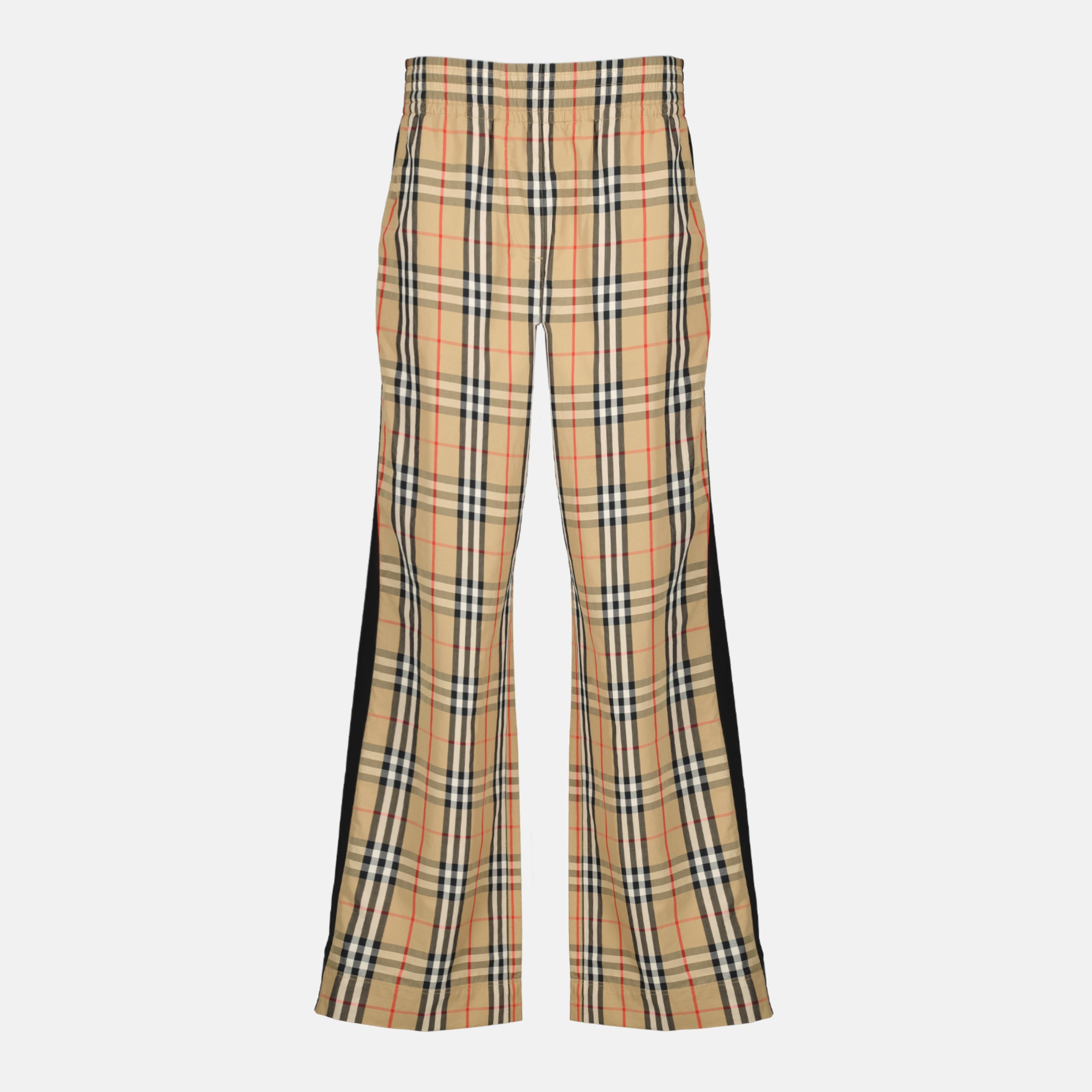 Bild der Burberry Damen Check Baumwollhose - Frühjahr/Sommer 2026 - Frontansicht