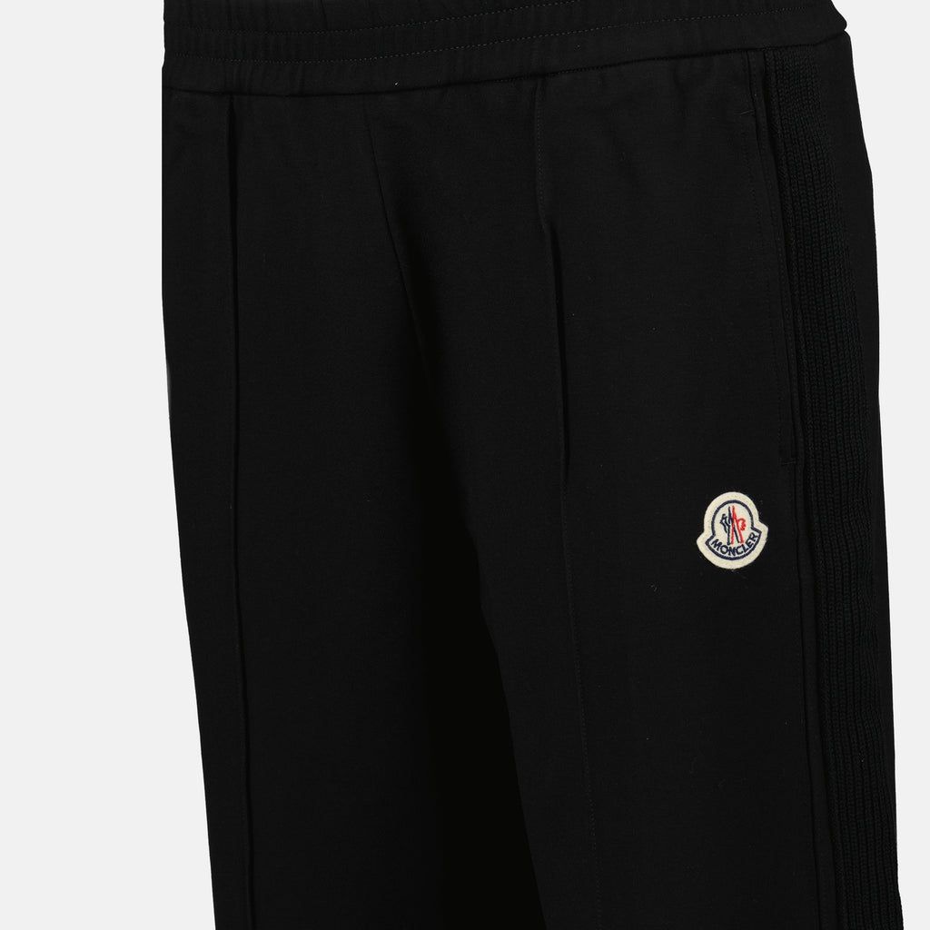 Hosen Logo Sweatpants Moncler Schwarz Femme
