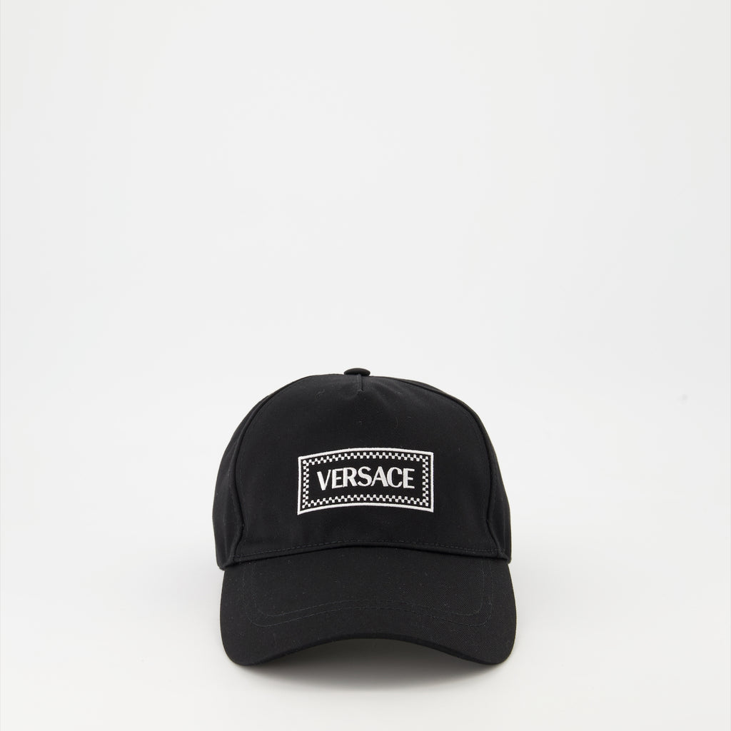 Gorras, sombreros y gorros Gorra con logo Versace Negro Homme