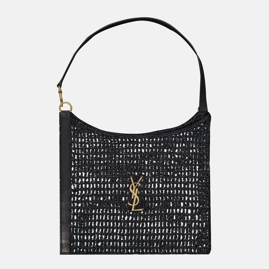 Image de l'article Sac Oxalis en raphia de la marque Saint Laurent pour Homme - Saison Automne-Hiver 2025 - Vue de Face