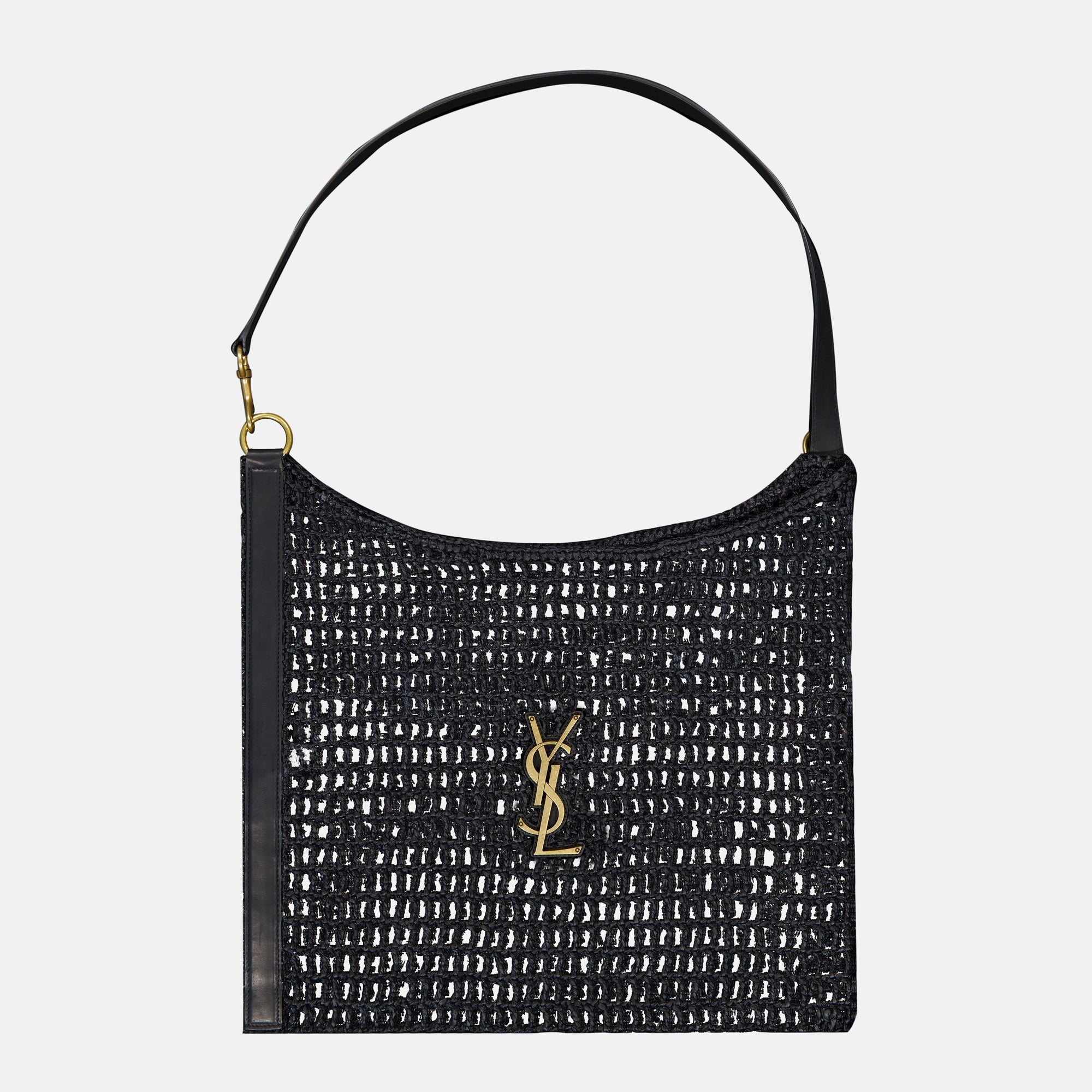Image de l'article Sac Oxalis en raphia de la marque Saint Laurent pour Homme - Saison Automne-Hiver 2025 - Vue de Face