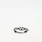 Bijoux Bracelet cordon VLogo Valentino Garavani Noir Homme