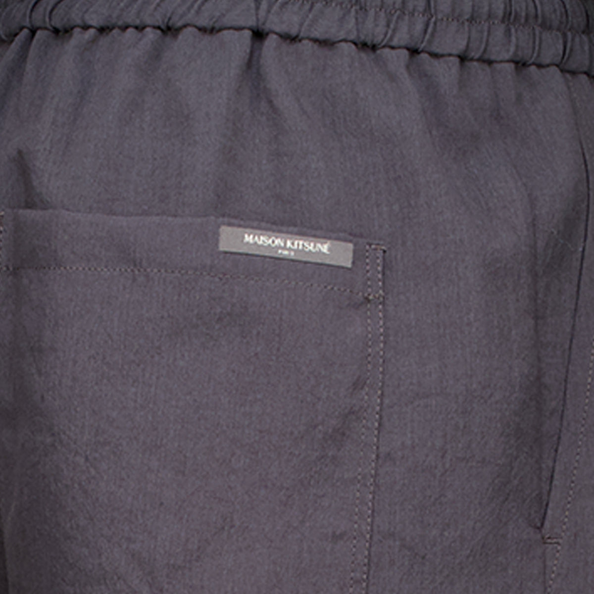 Pantalons Pantalon cargo an toile technique Maison Kitsune Gris Homme