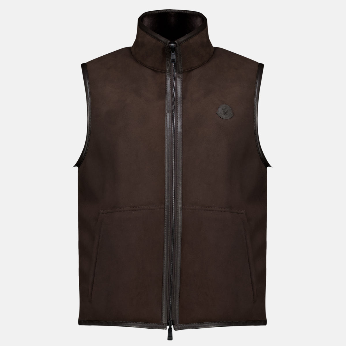 Vestes リバーシブル スリーブレス ダウンジャケット リフセン Moncler Marron Homme