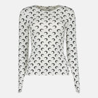 Imagem do artigo Top Jersey Moon da marca Marine Serre para Mulheres - Temporada Outono-Inverno 2025 - Vista Frontal
