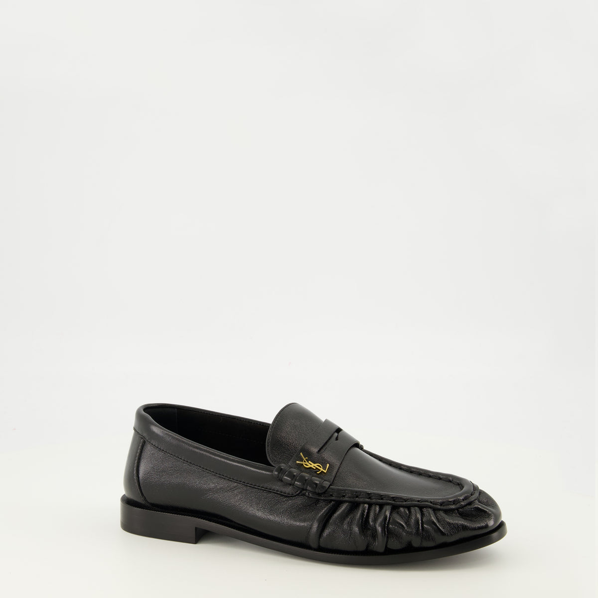 Mocassins 로퍼 서플 블랙 모카신 Saint Laurent Noir Femme