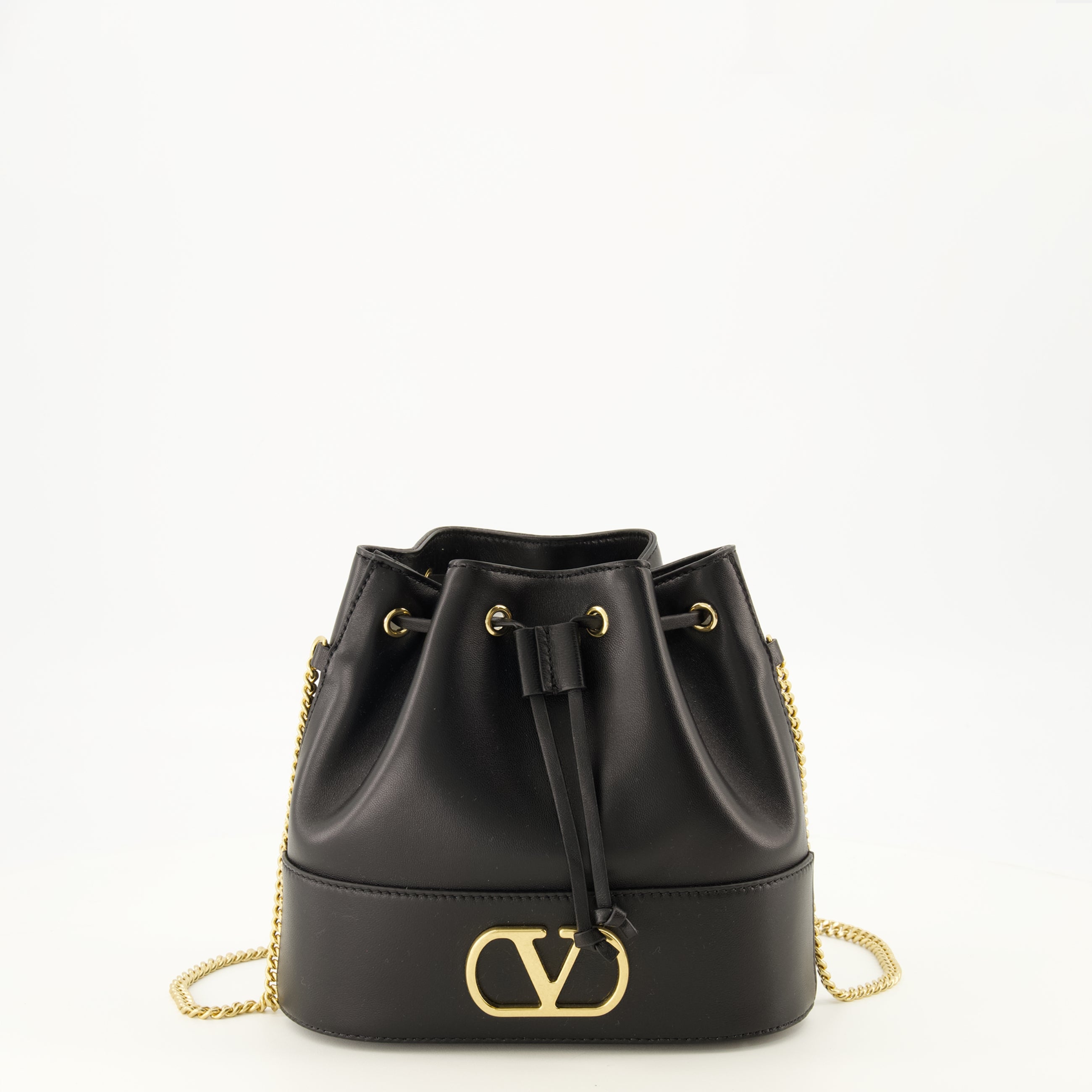 Sacs à main et épaule ミニバケットバッグ ブラック Valentino Garavani Noir Femme