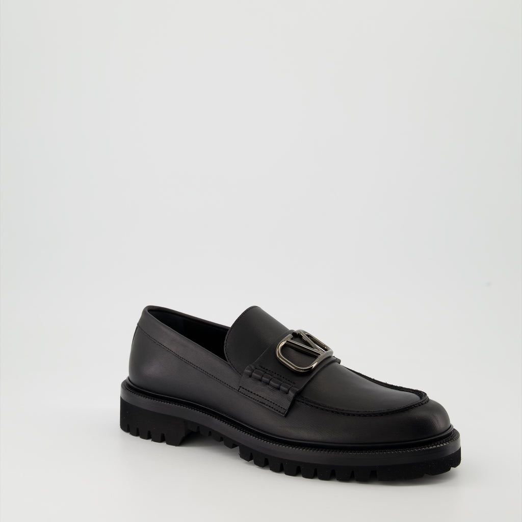 Loafer Mocassins VLogo Valentino Garavani Schwarz Homme
