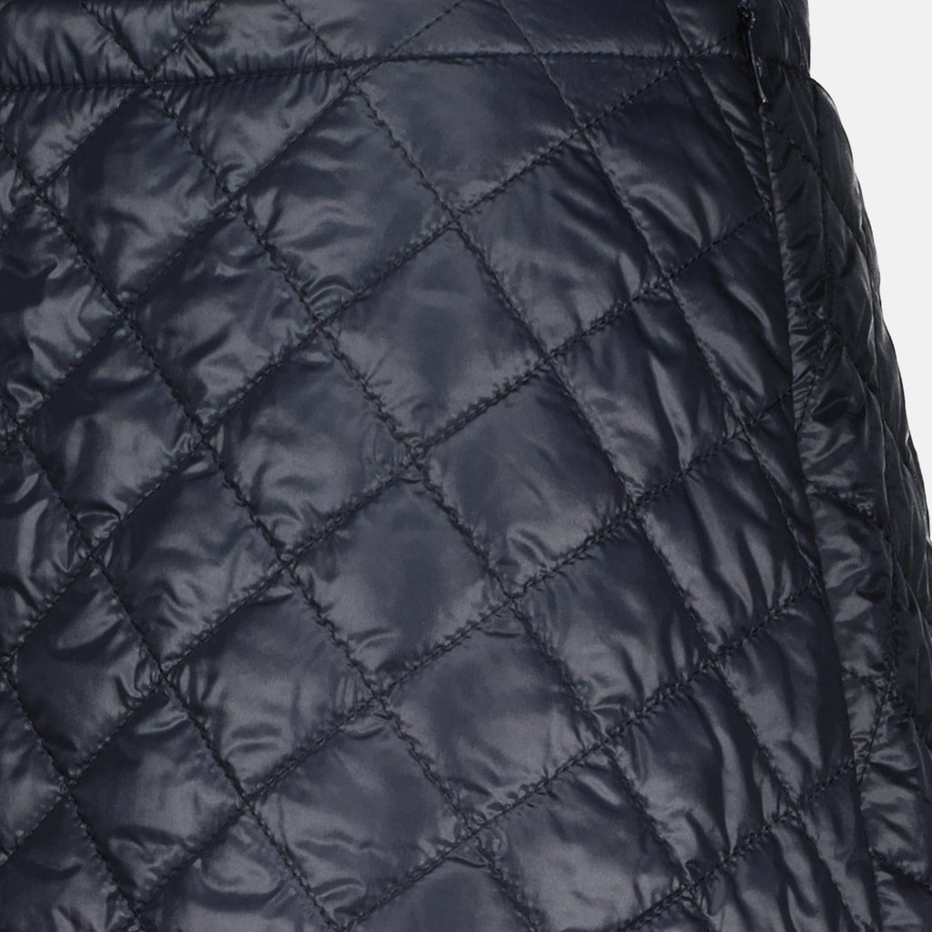 Jupes Falda Padded Mini Moncler Bleu Femme