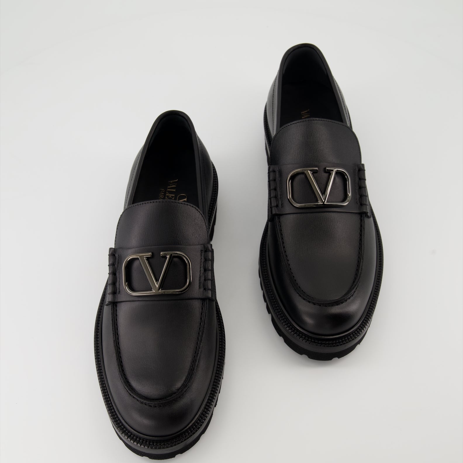Loafer Mocassins VLogo Valentino Garavani Schwarz Homme