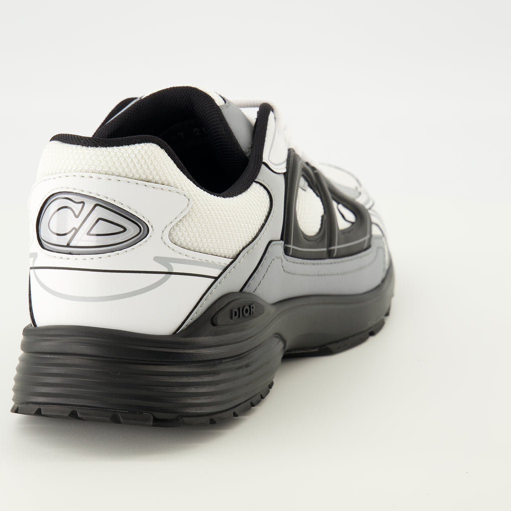 Imagen de las zapatillas B30 grises de Dior para Hombre - Temporada Primavera-Verano 2026 - Vista trasera