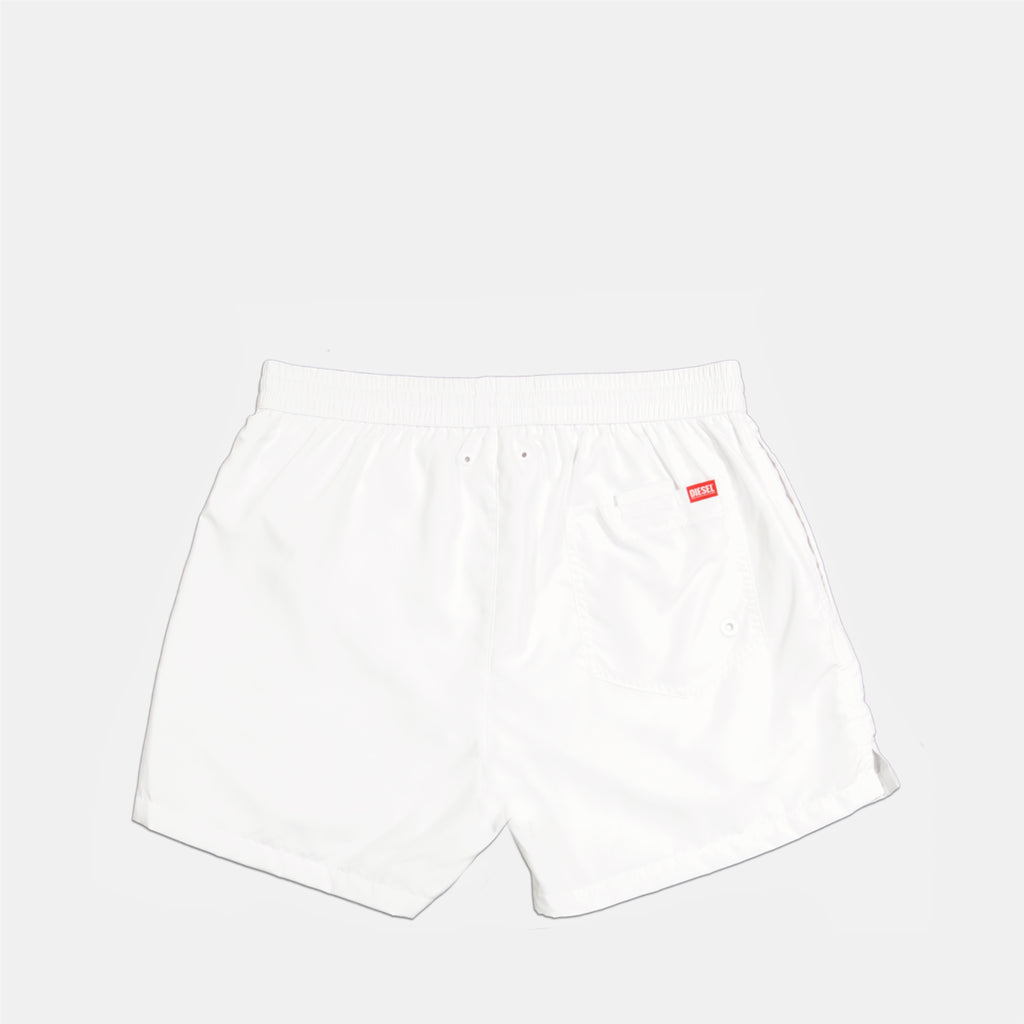 Beachwear Short de bain Ken-37-D-Box Diesel Blanc Homme