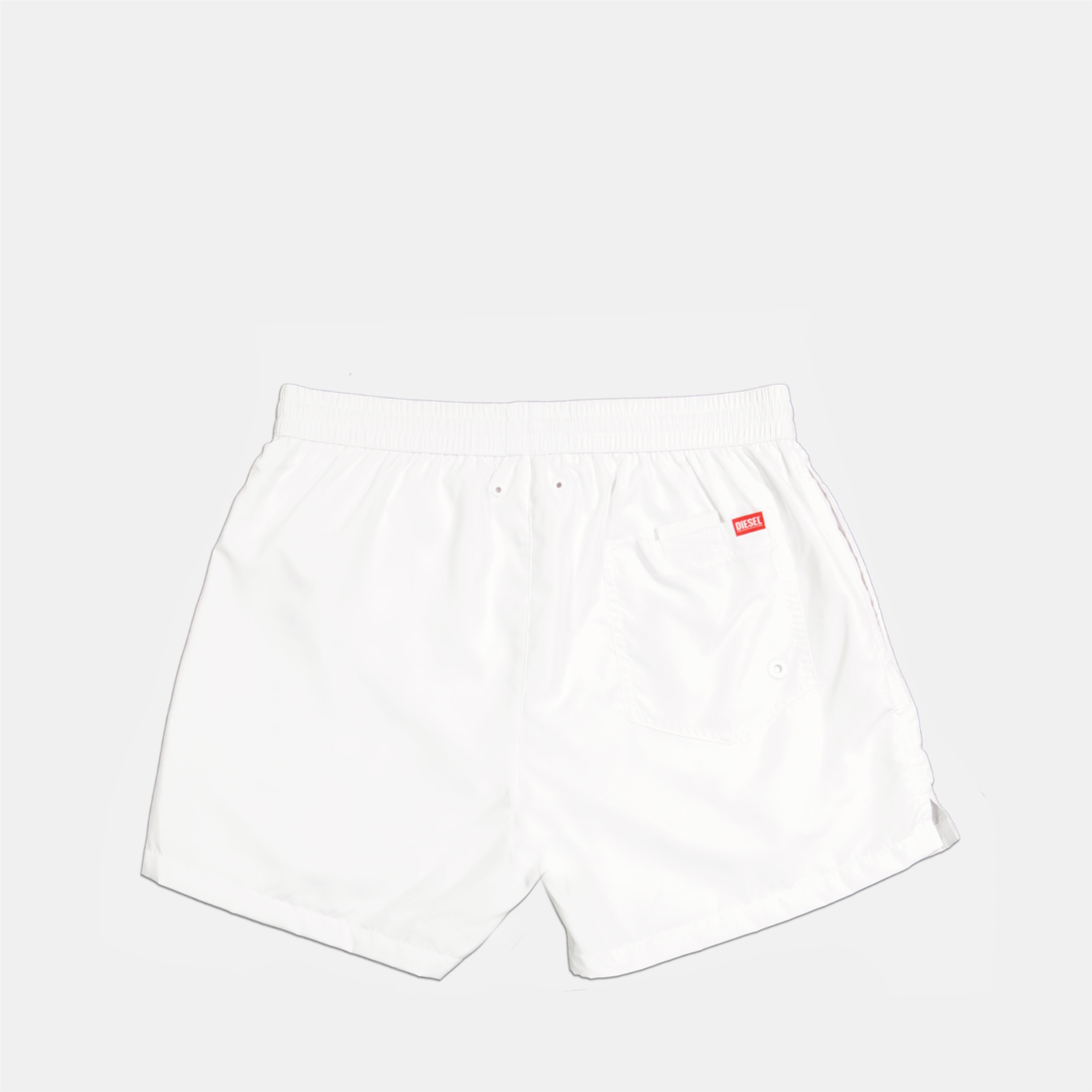 Beachwear Short de bain Ken-37-D-Box Diesel Blanc Homme