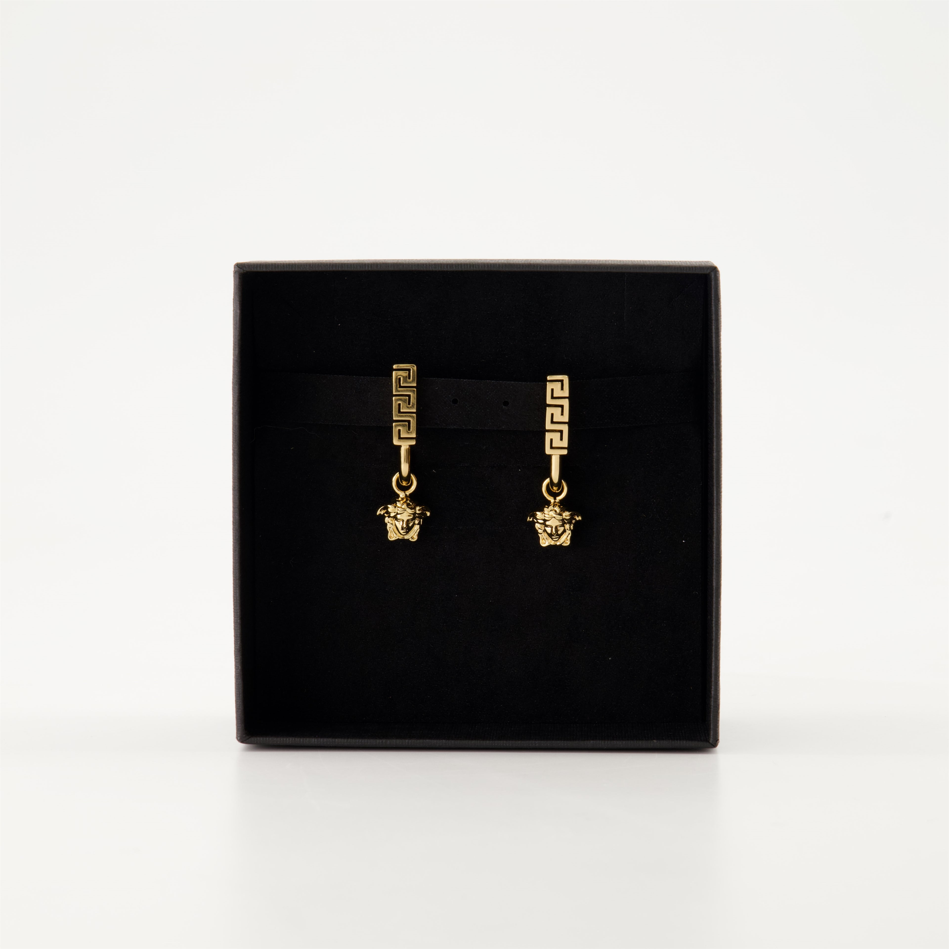 Joias Boucles d'oreilles Medusa Greca Versace Ouro Femme
