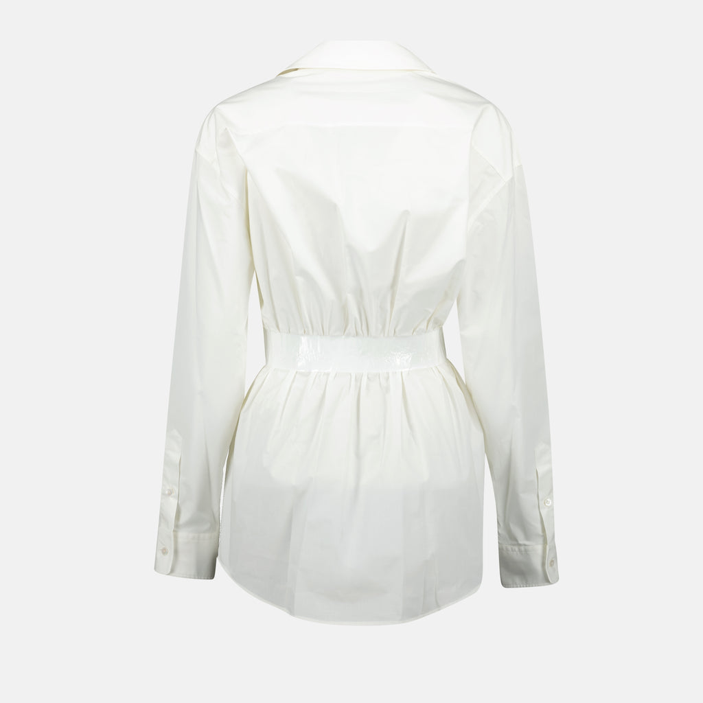 Shirts Fitted White Shirt Mm6 White Femme