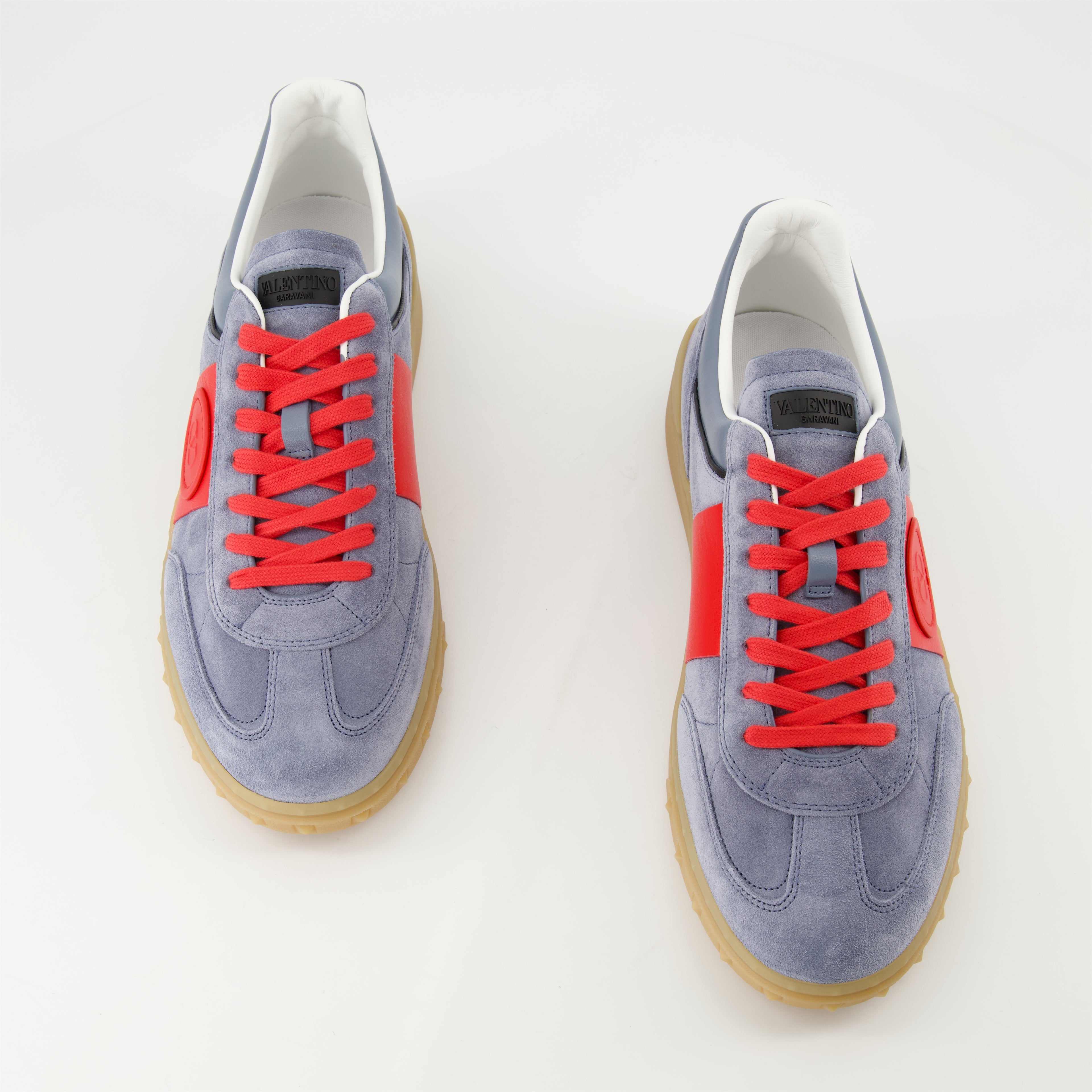 Sneakers Upvillage Leather Sneakers Valentino Garavani Blue Homme