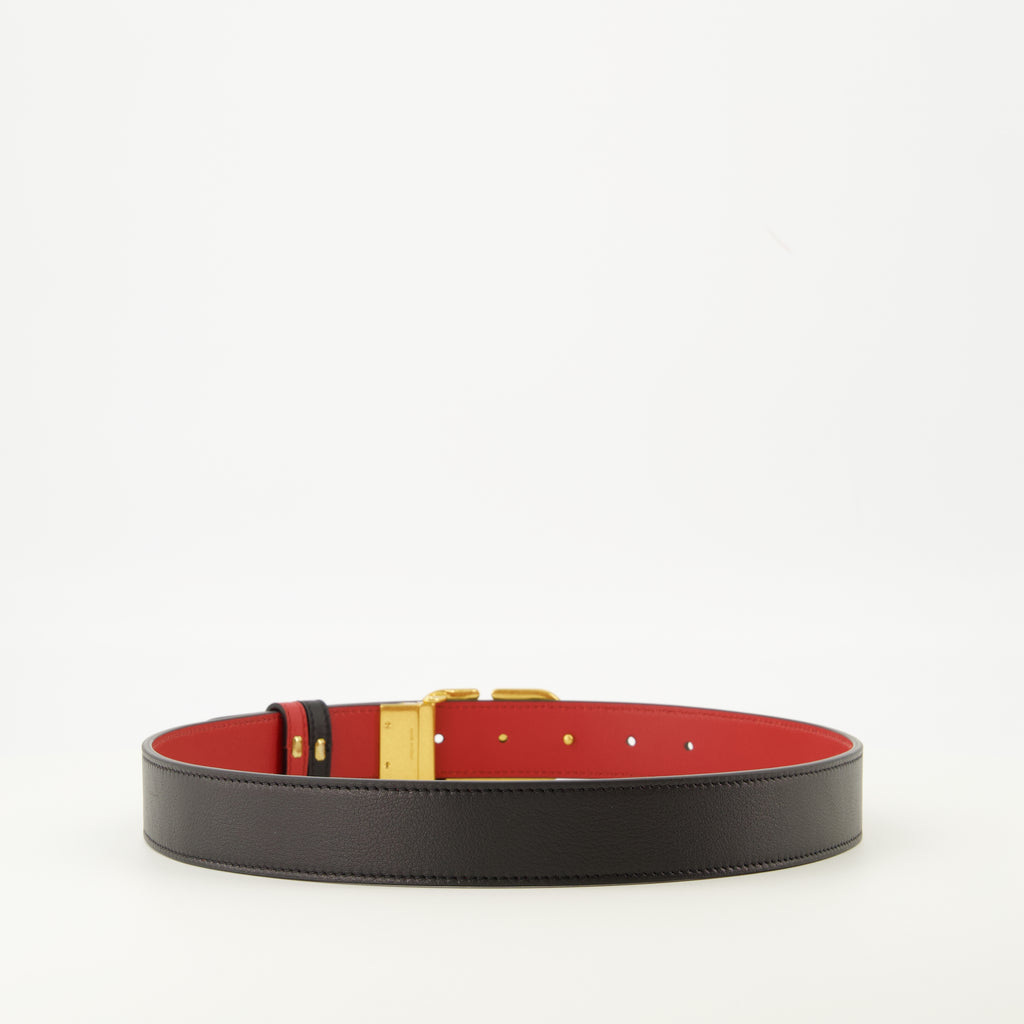 Image de l'article Ceinture VLogo réversible de la marque Valentino Garavani pour Femme - Saison Automne-Hiver 2025 - Vue de Dos