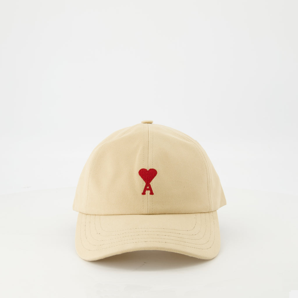 Hats, caps and beanies Casquette AMI de coeur Ami PARIS Beige Unisex