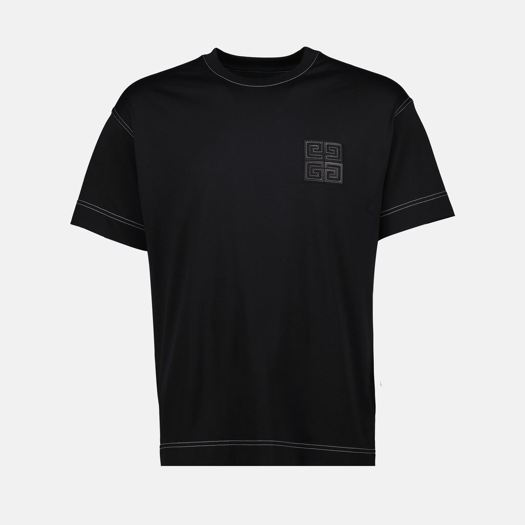 Camisetas Camiseta Negra 4G Givenchy Negro Homme