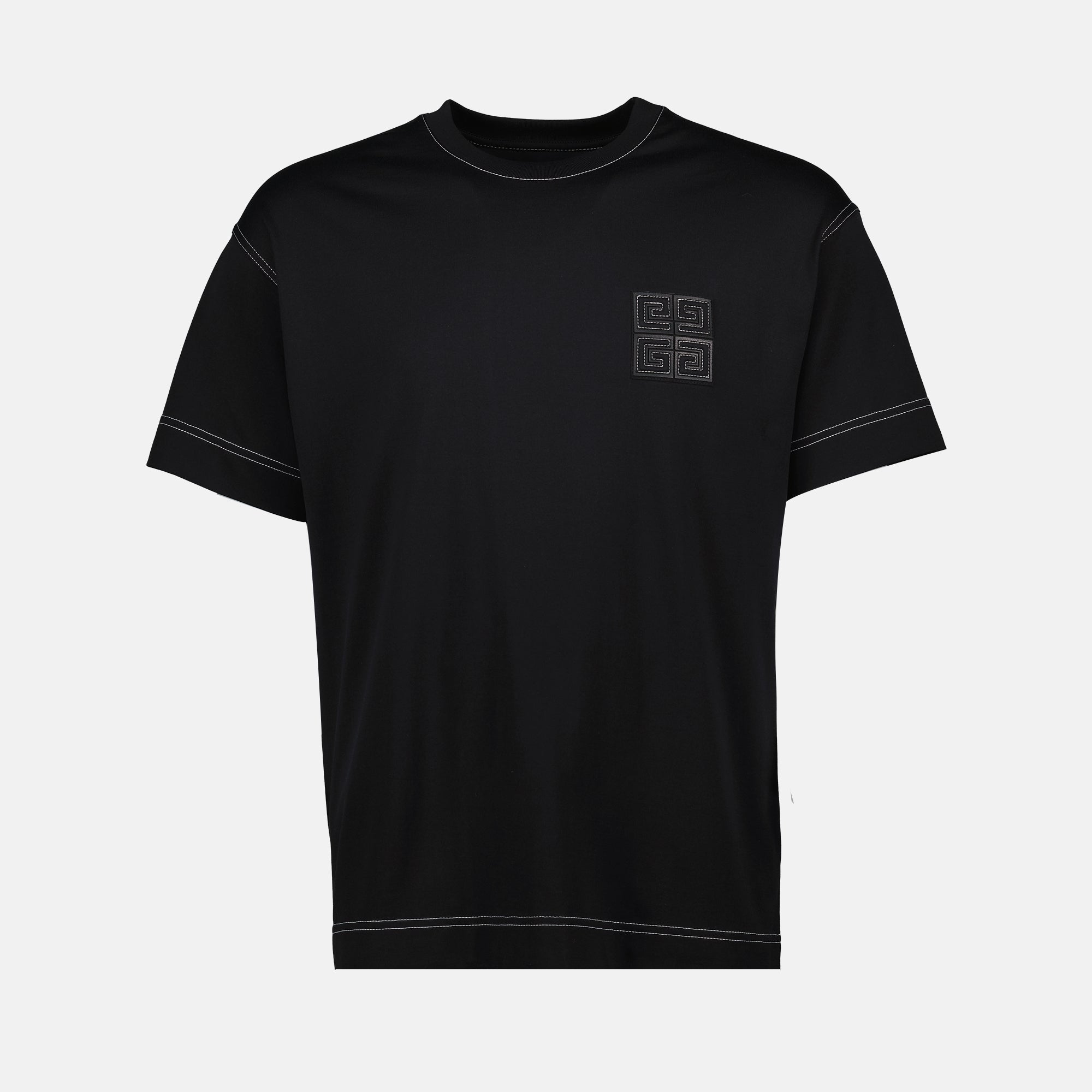 Camisetas Camiseta Negra 4G Givenchy Negro Homme