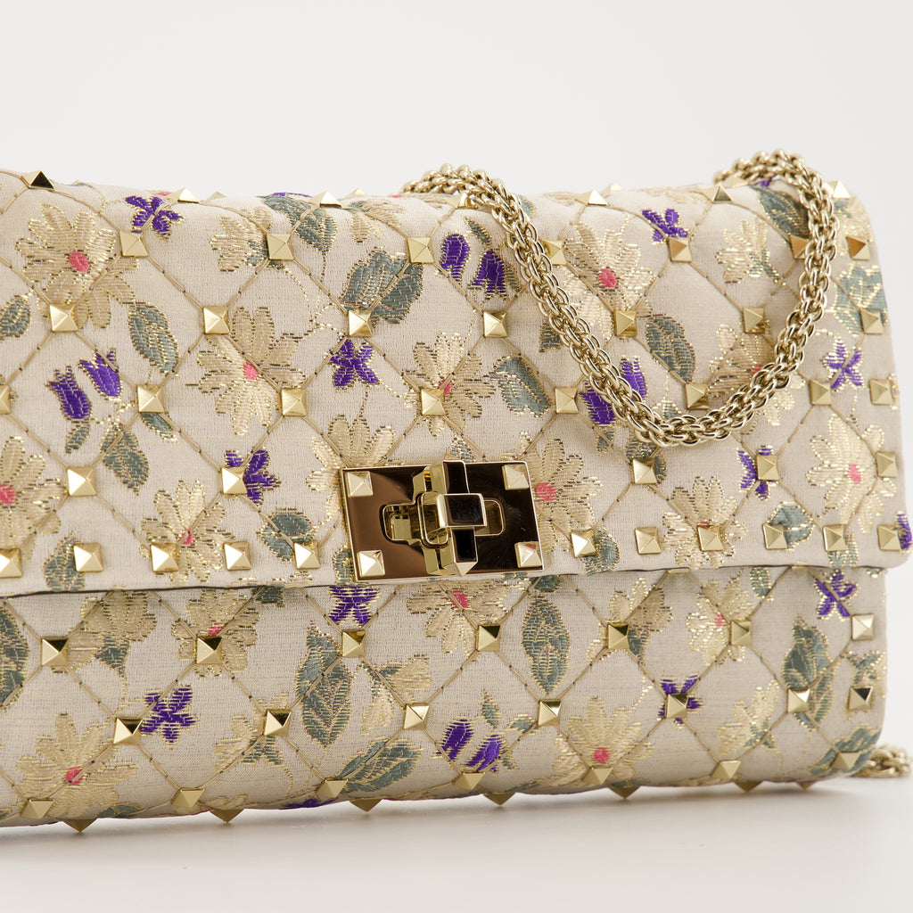 Sacs à main et épaule 록스탯 스파이크 클러치 Valentino Garavani Multicolore Femme