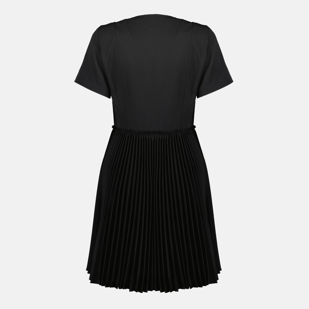 Immagine dell'articolo Abito kilt in lana nera di Burberry per Donna - Stagione Autunno-Inverno 2025 - Vista Posteriore