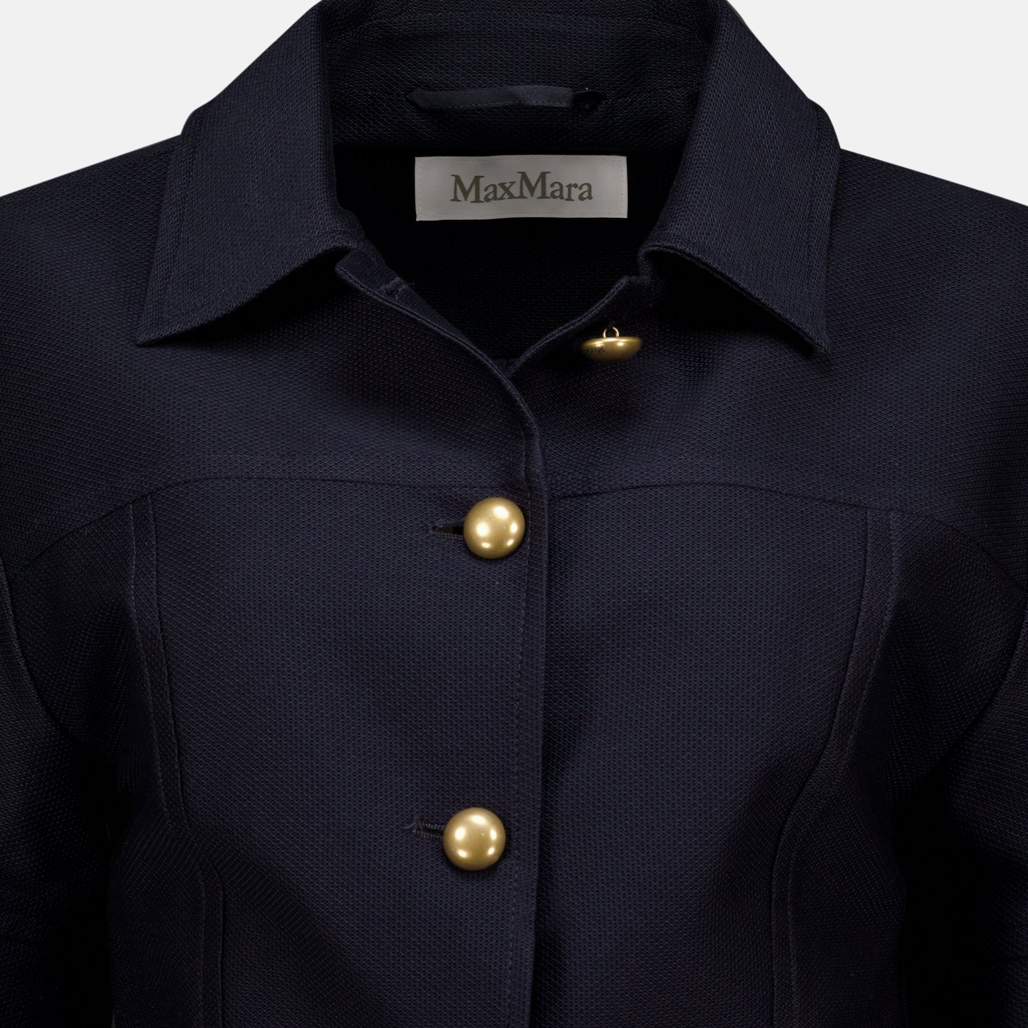 Vestes Veste en coton bleu marine Max Mara Bleu foncé Femme