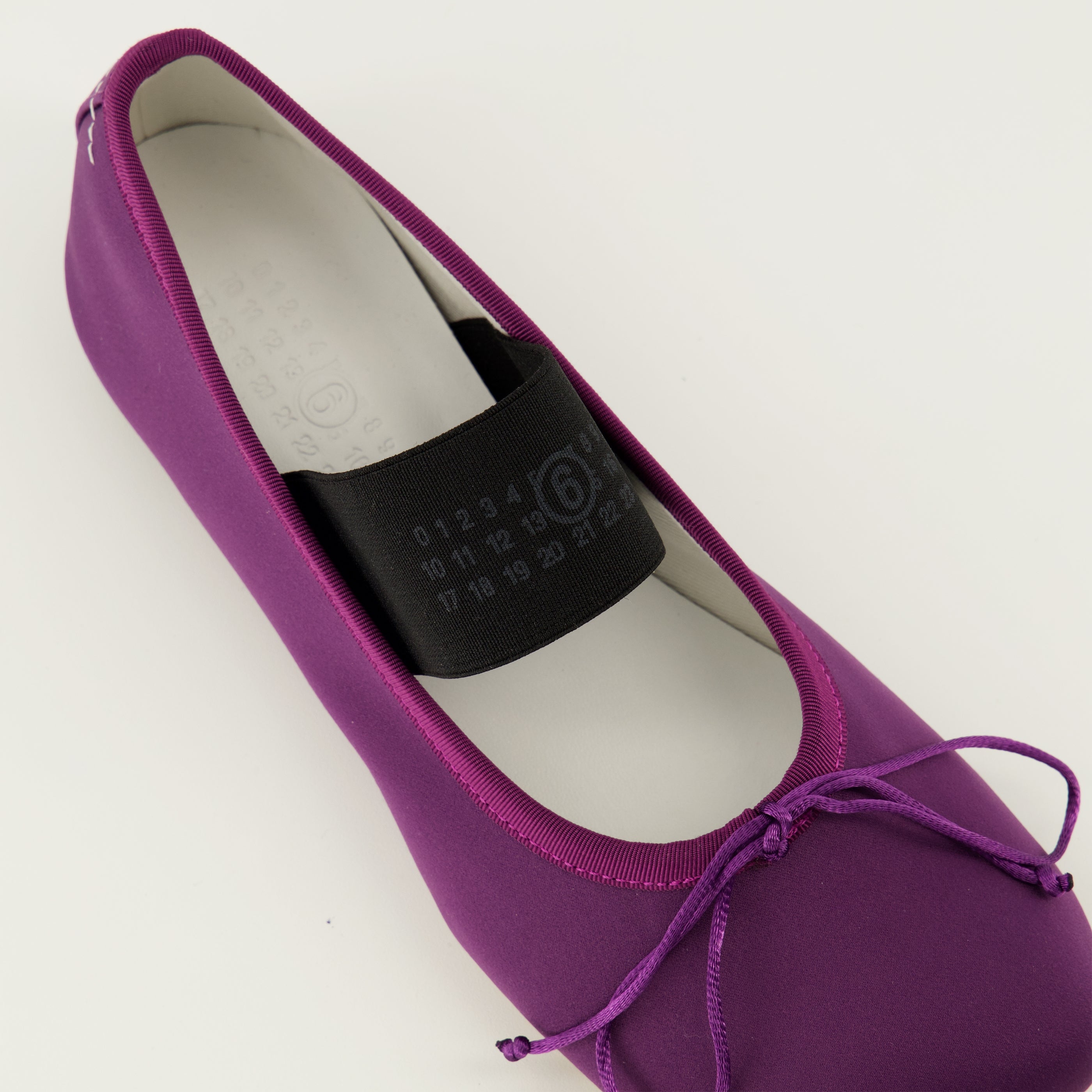 Chaussures plates Ballerines Anatomic Numeric en satin violette Mm6 Violet Femme