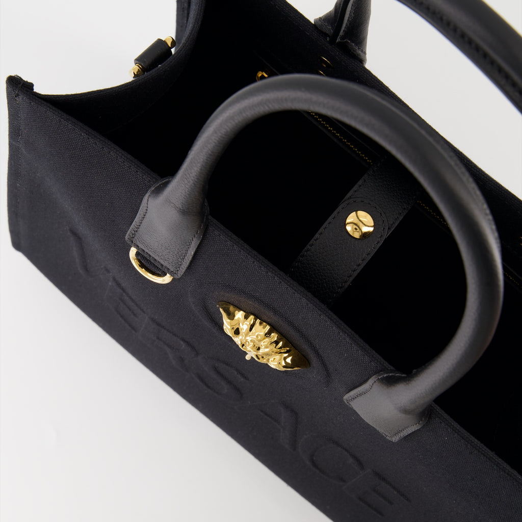 Tote bags Petit sac cabas La Medusa Versace Black Femme