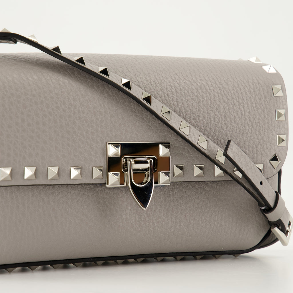 Crossbody bags Rockstud Shoulder Bag Valentino Garavani Gray Femme