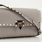 Crossbody bags Rockstud Shoulder Bag Valentino Garavani Gray Femme