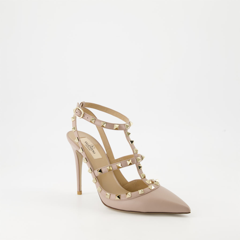 Escarpins Escarpins Rockstud Valentino Garavani Beige Femme