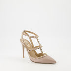 Escarpins Escarpins Rockstud Valentino Garavani Beige Femme