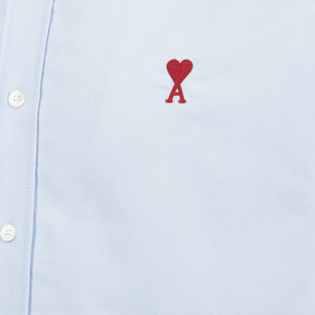 Hemden Baumwollhemd Ami PARIS Blau Unisex