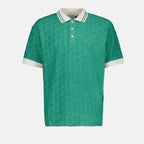 Polos Polo Monogramme MC Drole De Monsieur Vert Homme