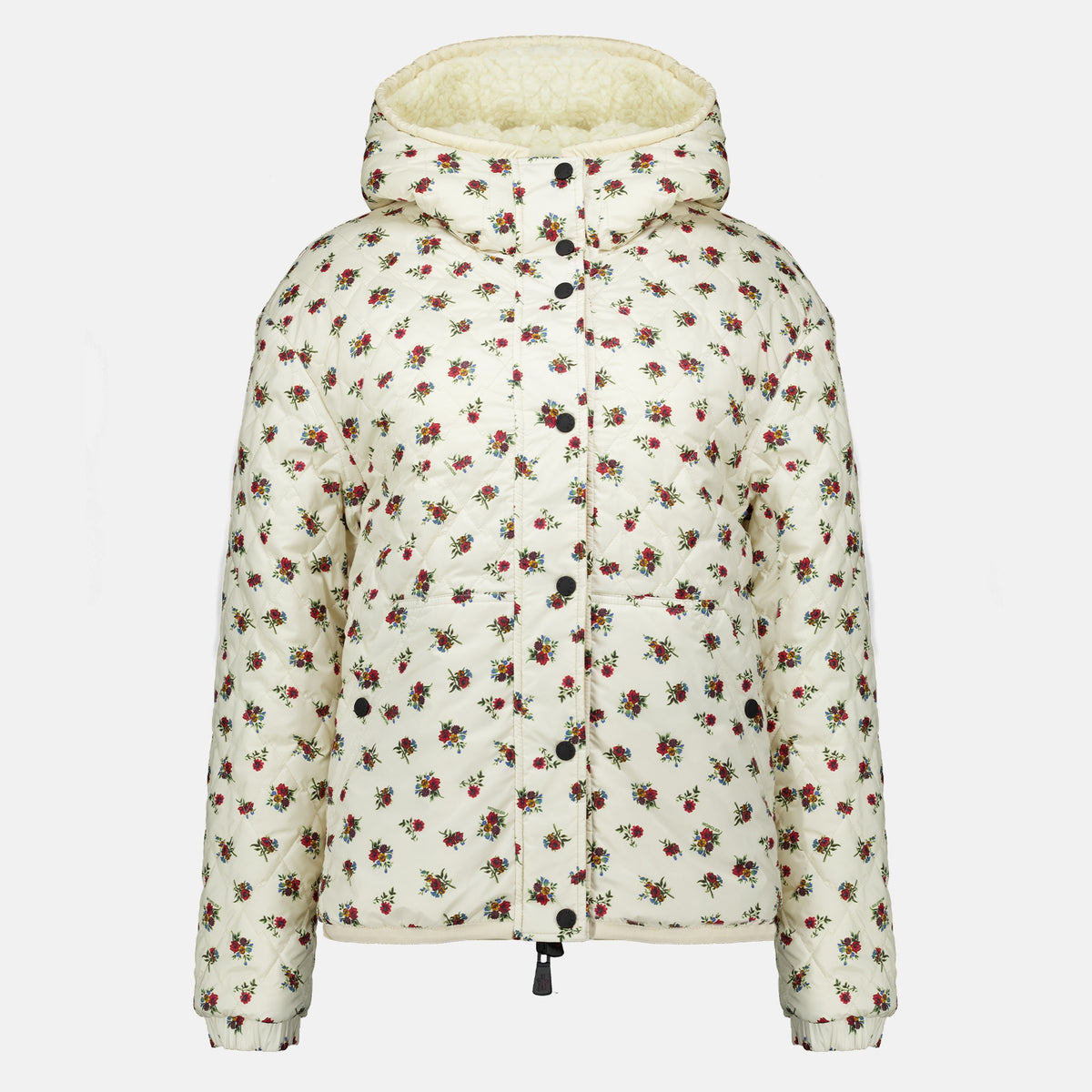 Vestes Wende-Zip-Jacke aus Teddy Moncler Grenoble Beige Femme