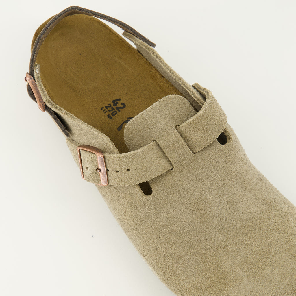 Image de l'article Mules Tokio taupe de la marque Birkenstock pour Unisex - Saison Printemps-Été 2026 - Vue détaillée de haut