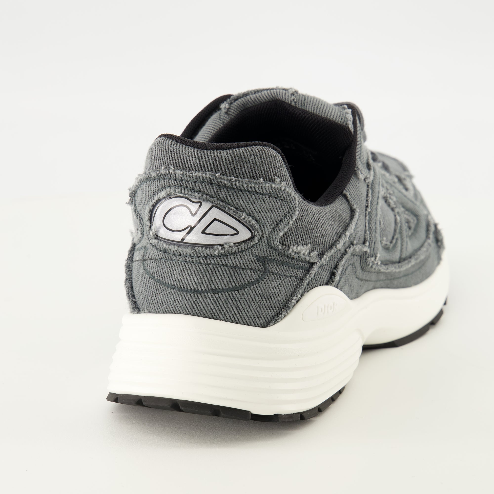 Baskets Baskets B30 effet denim grises Dior Gris Homme