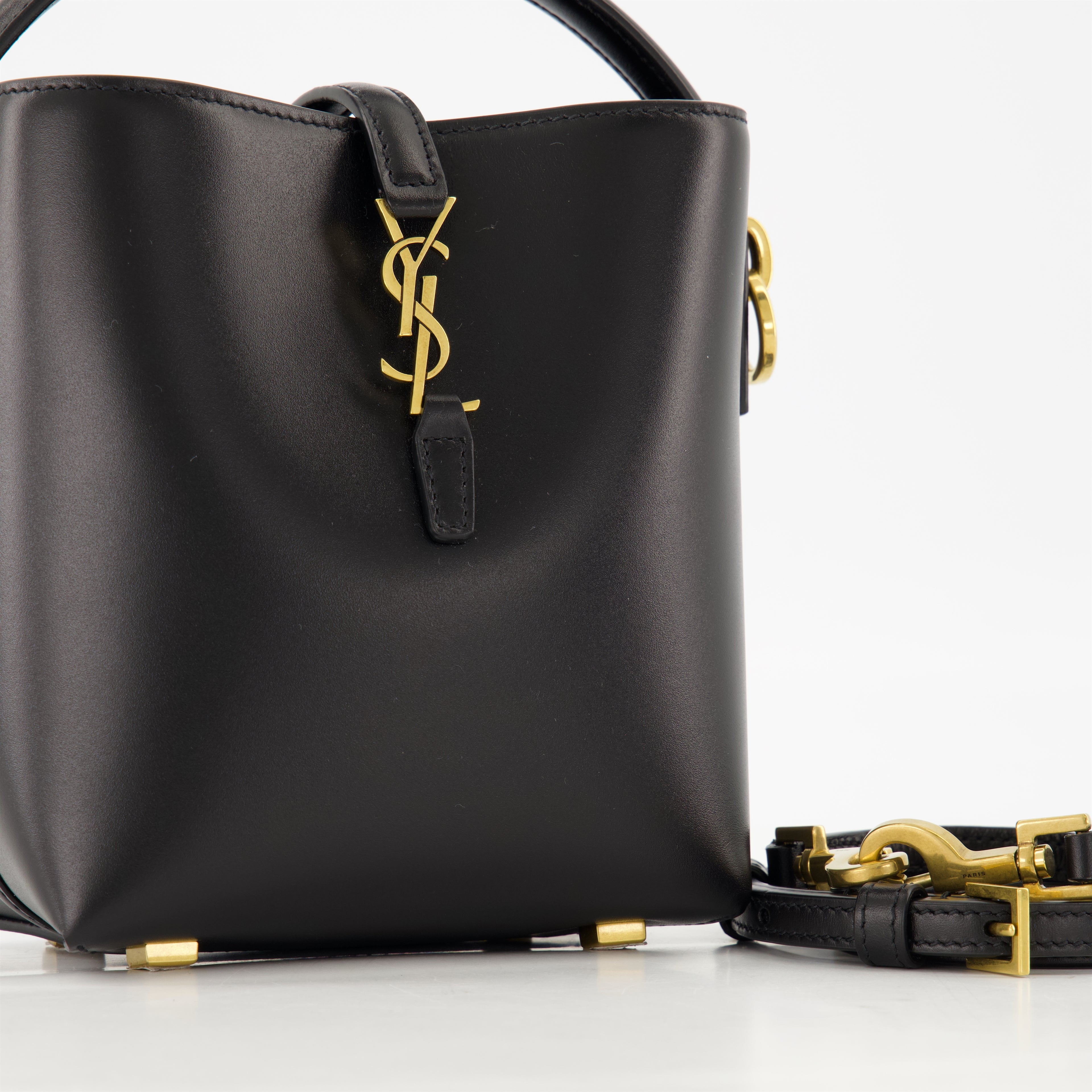 버킷백 미니 버킷 백 37 Saint Laurent 검은색 Femme