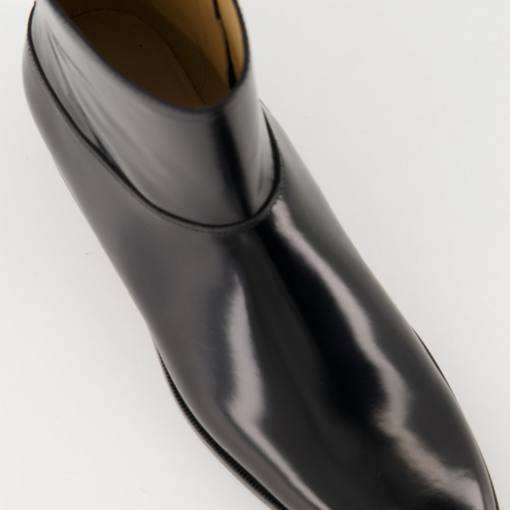 Botas e botins Botas de Cuir Pat até ao Tornozelo Valentino Garavani Preto Homme