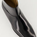 Stivali e stivaletti Stivali alla Caviglia in Pelle Pat Valentino Garavani Nero Homme