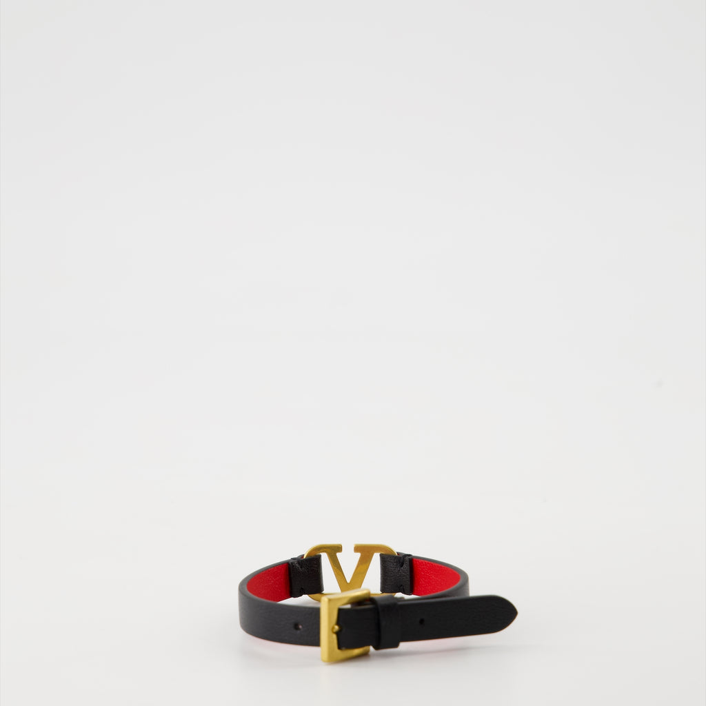 Joias Bracelet VLogo Signature Valentino Garavani Preto Femme