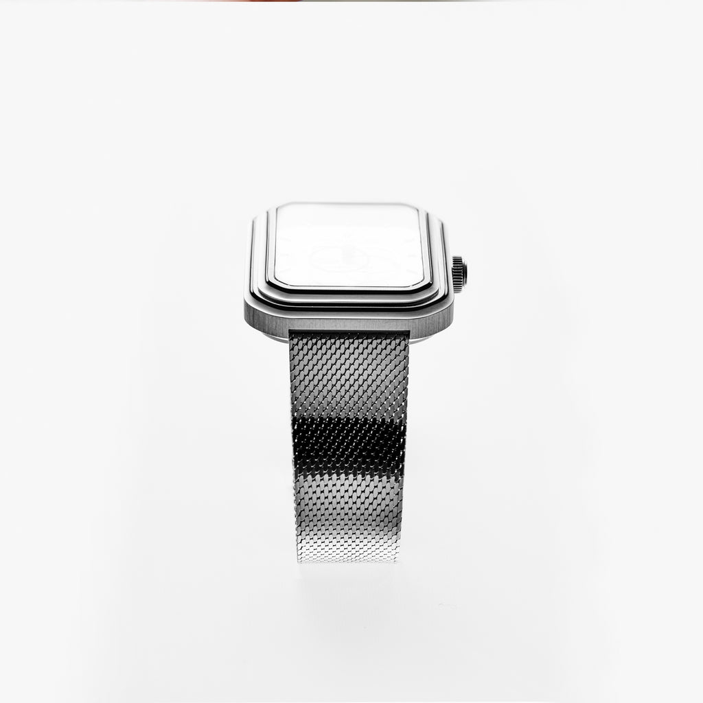 Bijoux Montre Ecce Figura Smalt Bracelet Acier Beaubleu Gris Unisexe