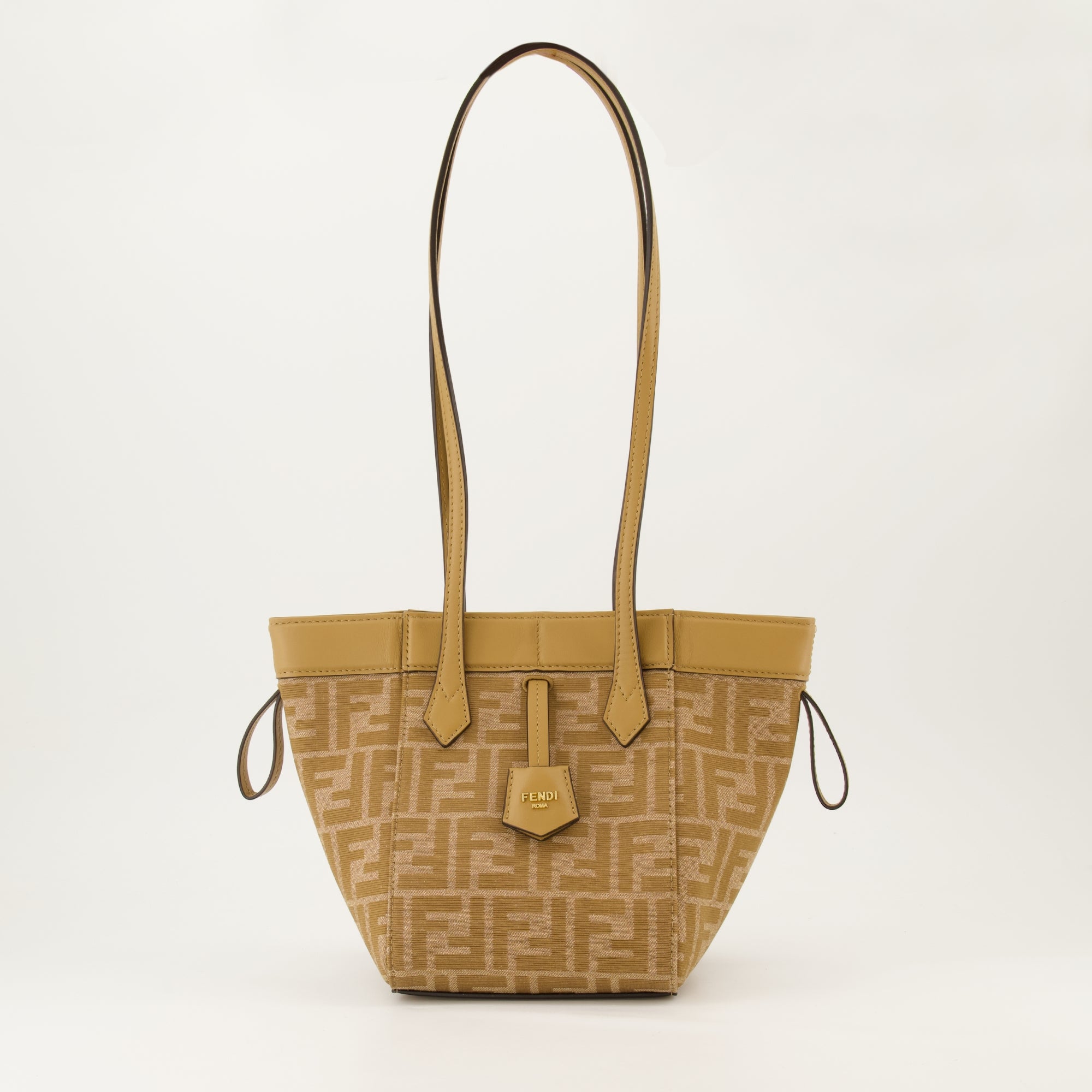 Beuteltaschen Mini sac Origami Fendi Braun Femme