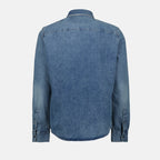 Chemises Chemise en coton Ami PARIS Bleu Unisexe