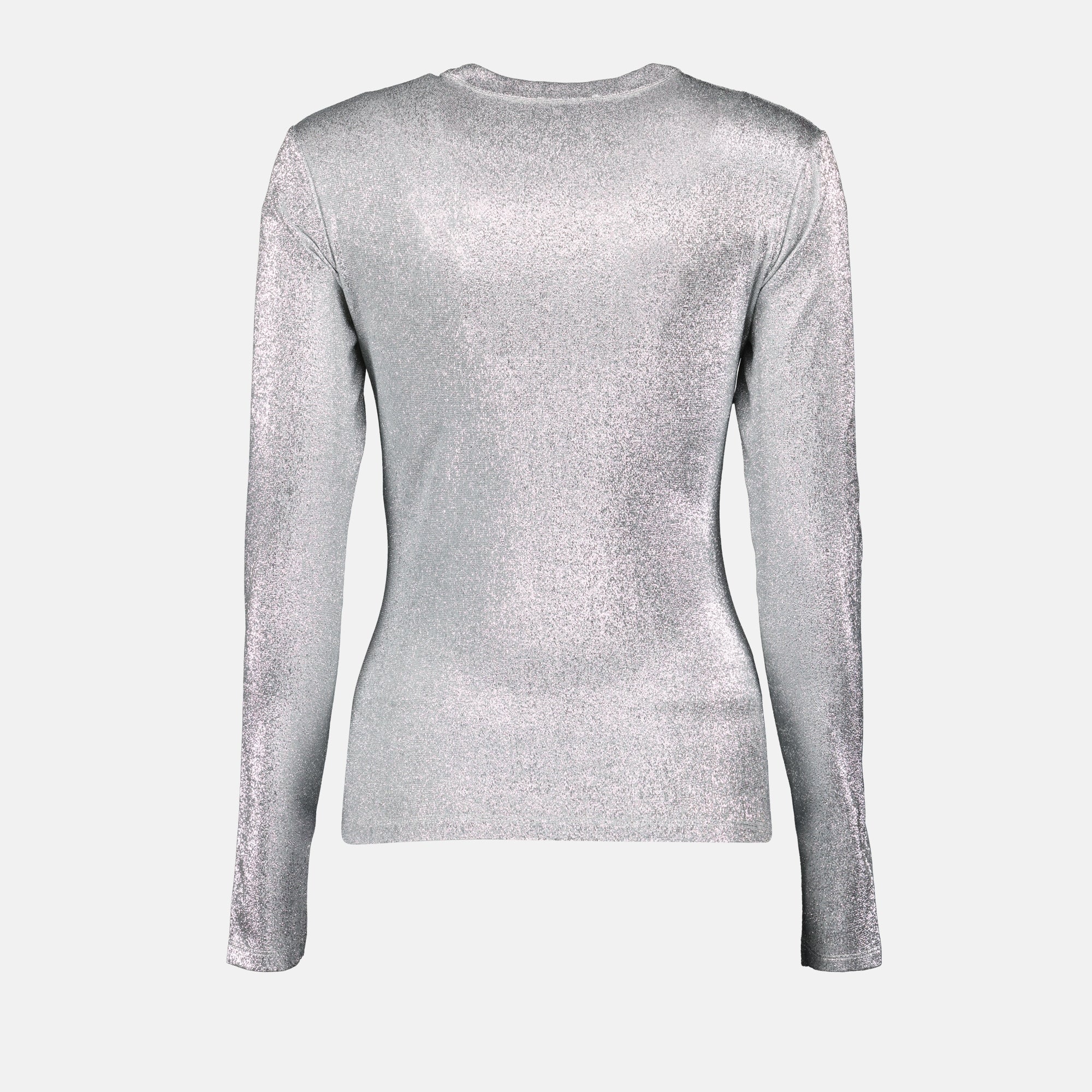 Tops Draped Lurex Top Rabanne Silver Femme