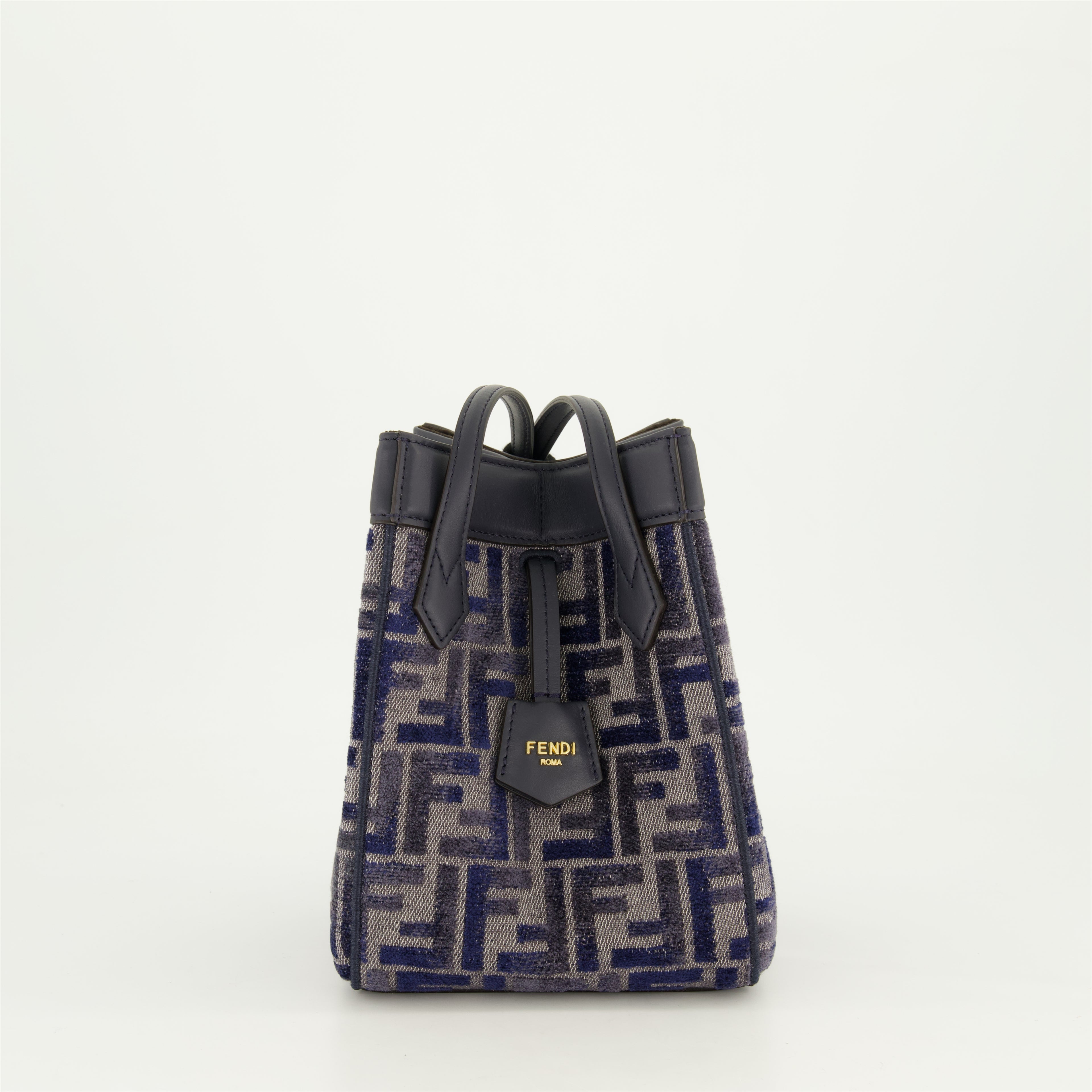 Beuteltaschen Mini sac Origami Fendi Blau Femme